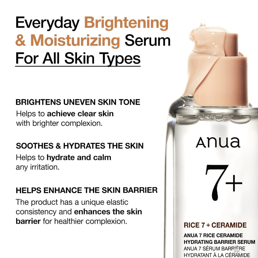 ANUA 7 Rice Ceramide Hydrating Barrier Serum – 50 ml
