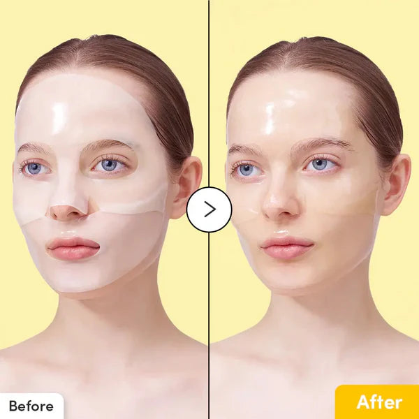 EQQUALBERRY Collagen Glow Up Hydrogel Mask – 4 pièces