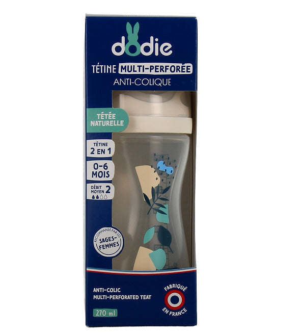 DODIE BIB MULTI PERFORATIONS 330ML 0+ M TÉT BIOMIMETISME D3