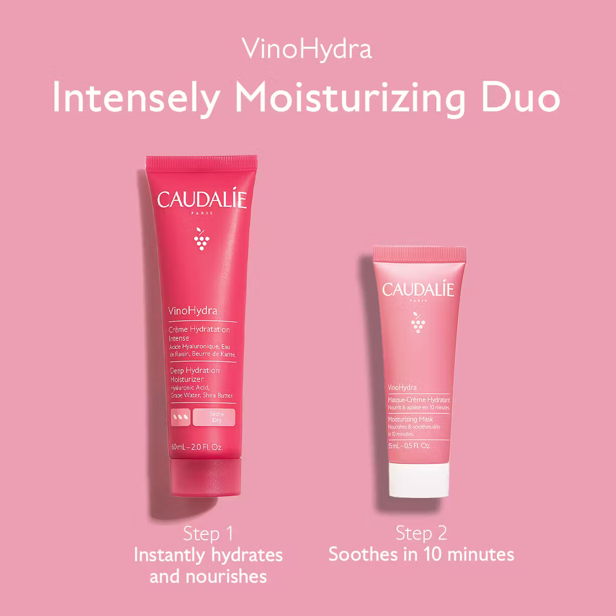 Caudalie VinoHydra Moisturizing Duo Christmas Set