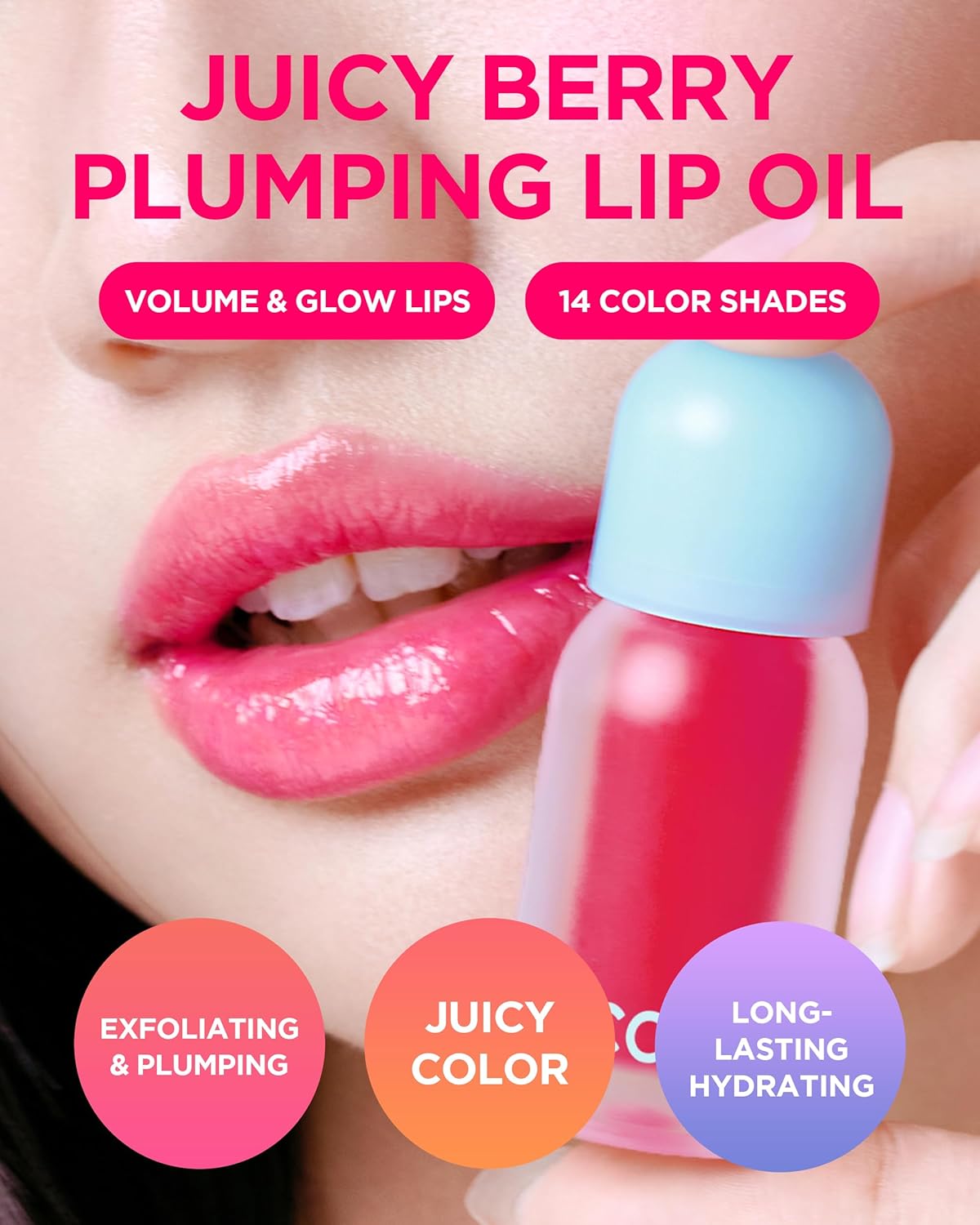 TOCOBO – Juicy Berry Plumping Lip Oil 00 Frozen Berry