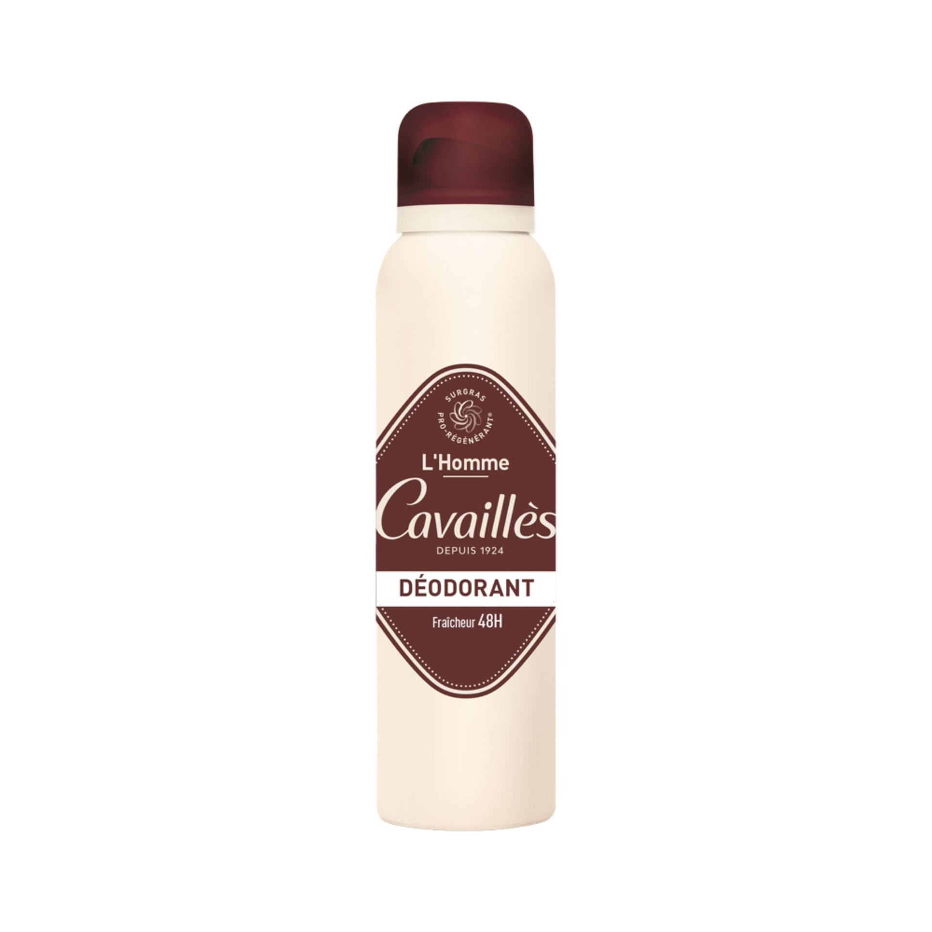 ROGE CAVAILLES DEO SOIN DERMATO HOMME 48H SANS SEL D'ALUMINIUM SPRAY 150ML