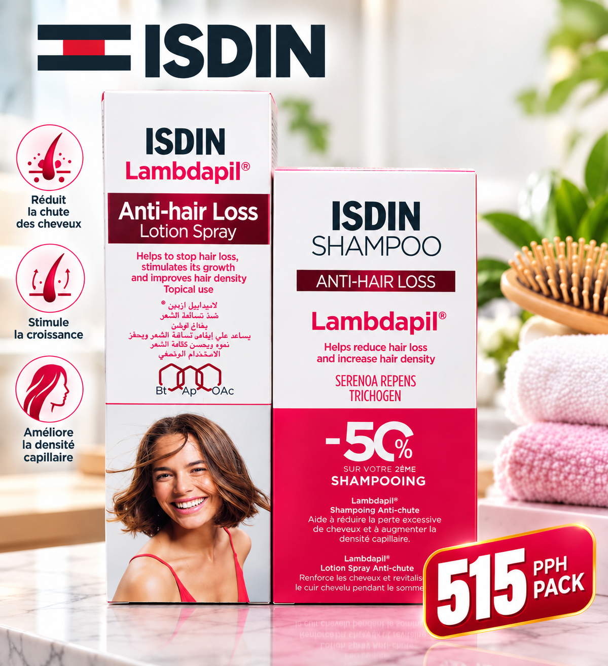 ISDIN Lambdapil Pack Lotion + Shampoo