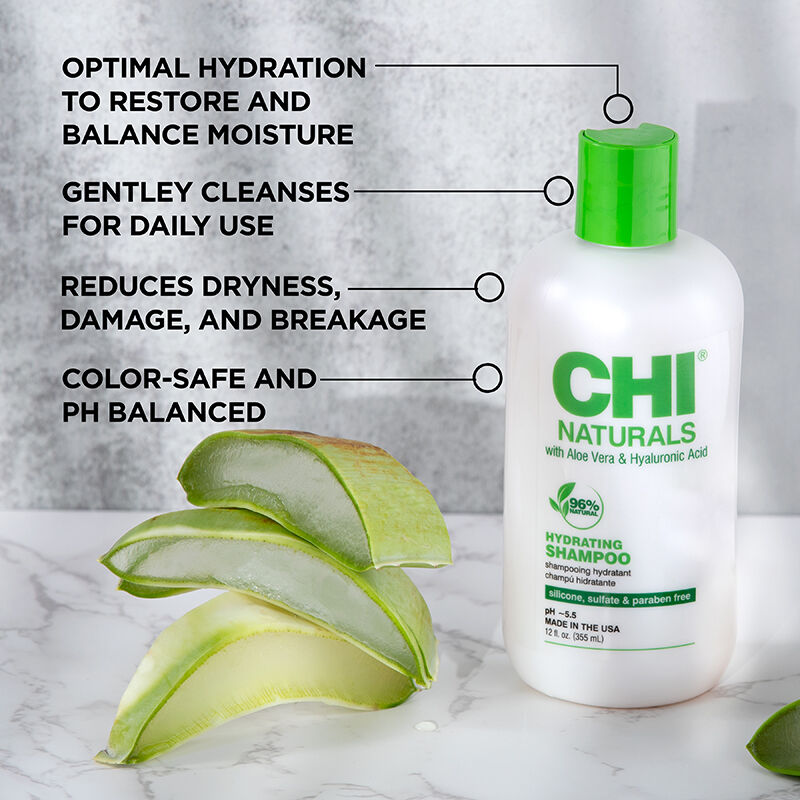 CHI Naturals with Aloe Vera Hydrating Shampoo 355 ml