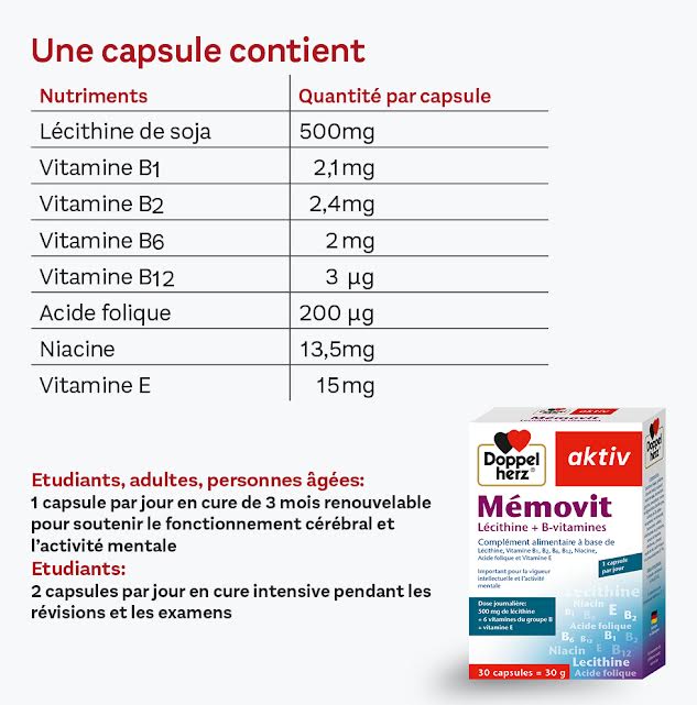 Doppelherz MemoVit 30 Capsules