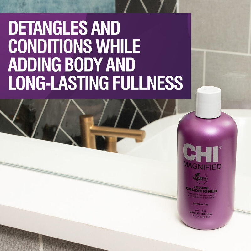 CHI – Magnified Volume Après‑Shampoing 355 ml