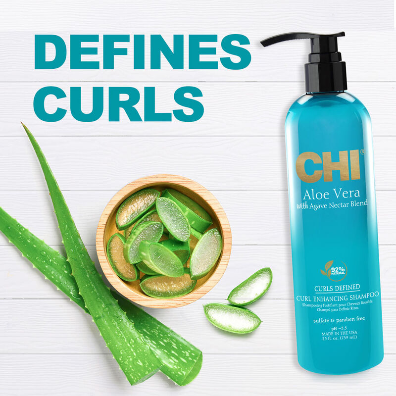 CHI – Aloe Vera with Agave Nectar Curl Enhancing Shampoing 340 ml