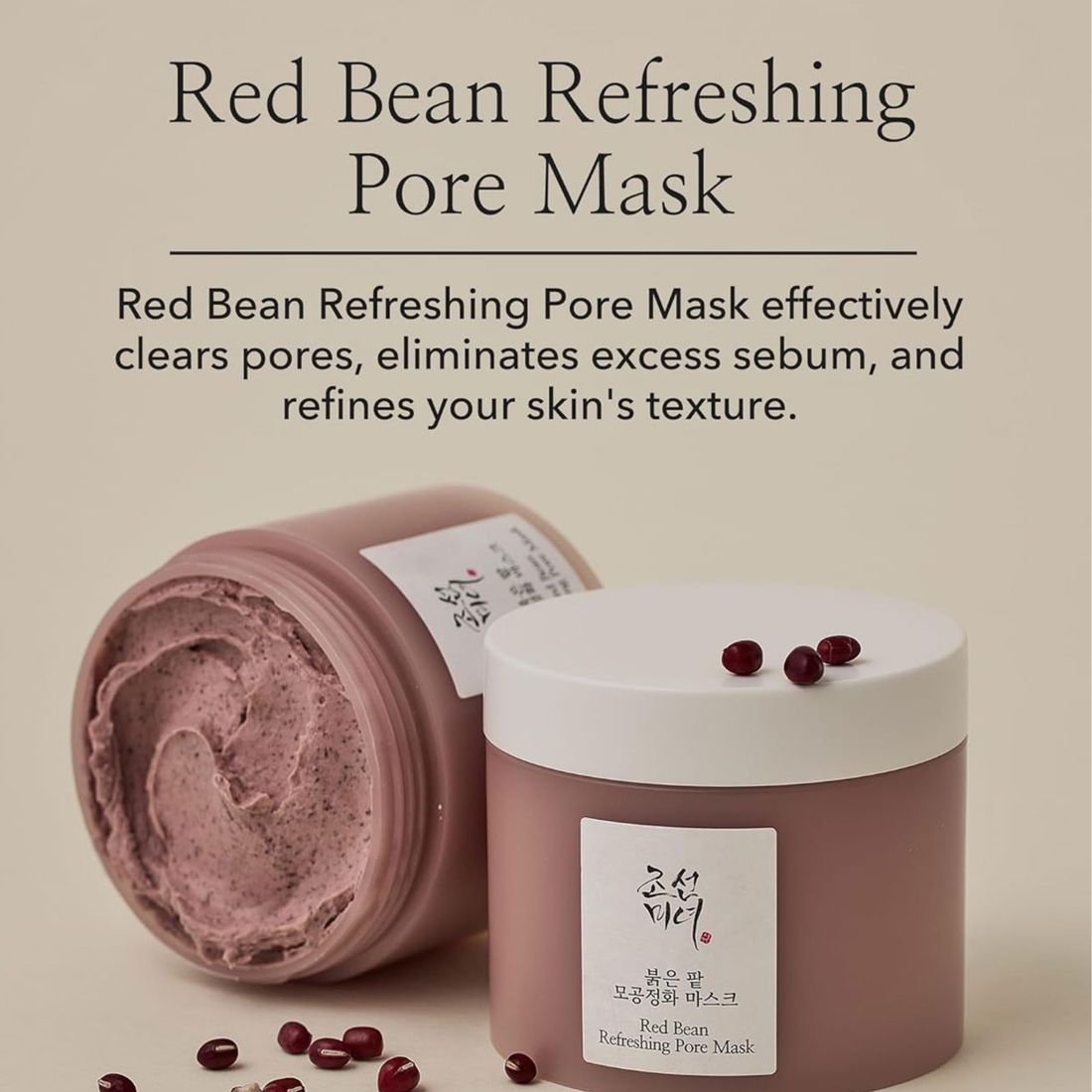 BEAUTY OF JOSEON Red Bean Refreshing Pore Mask – 150 ml