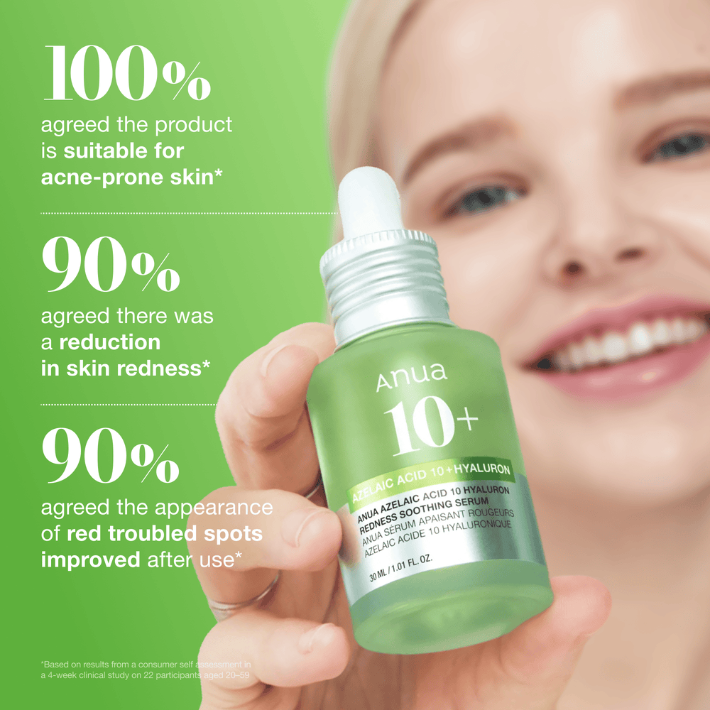 ANUA Azelaic Acid 10 Hyaluron Redness Soothing Serum – 30 ml