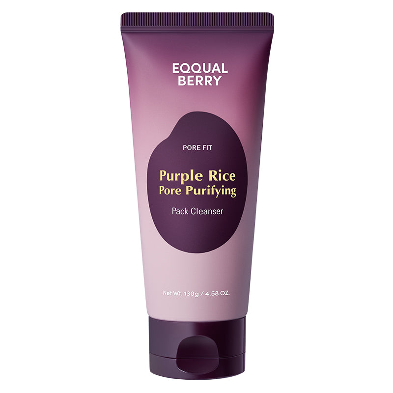 EQQUALBERRY Purple Rice Pore Purifying Pack Cleanser – 130 g