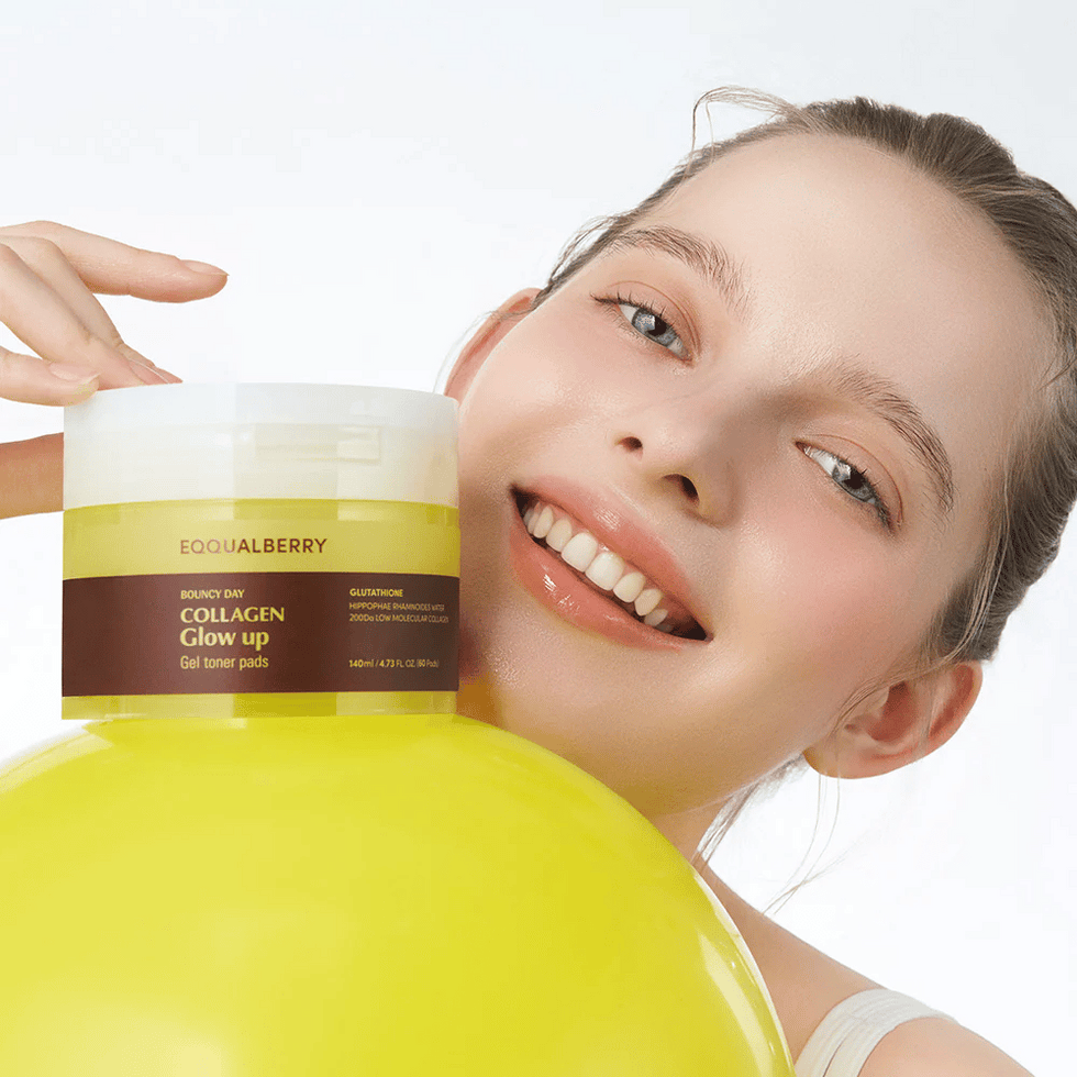 EQQUALBERRY Collagen Glow Up Gel Pads – 140 ml (60 pads)