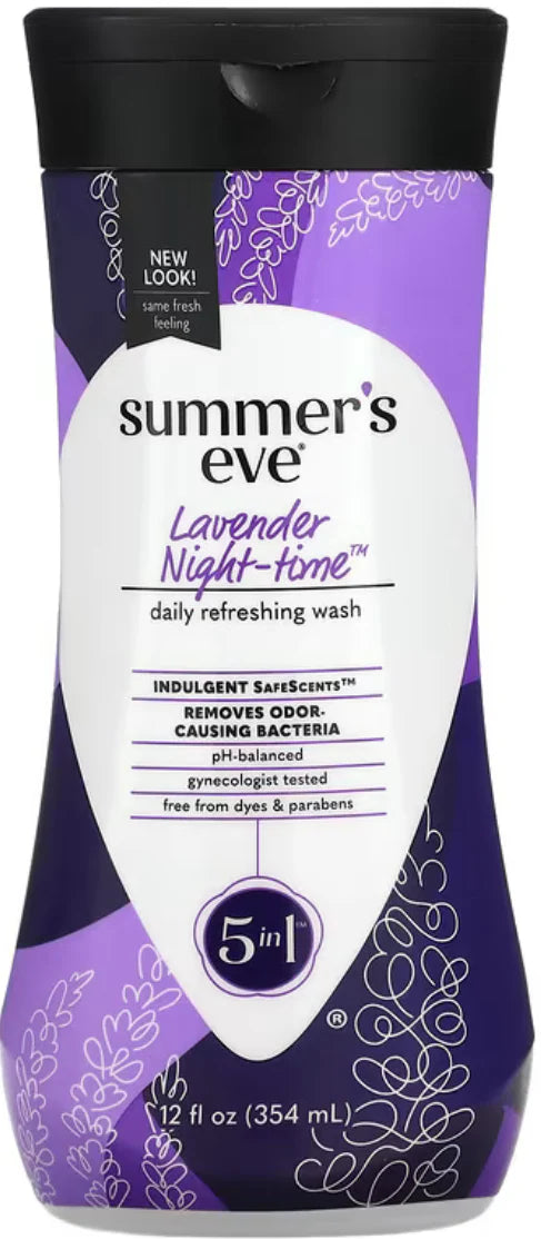 Summer's Eve Lavender Night-time Cleansing Wash