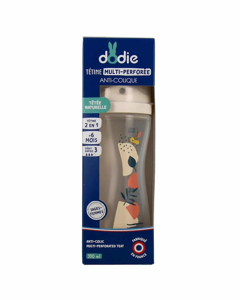 DODIE BIB MULTI PERFORATIONS 330ML 0+ M TÉT BIOMIMETISME D3