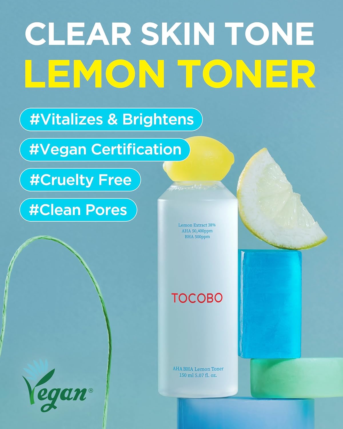 TOCOBO – AHA/BHA Lemon Toner