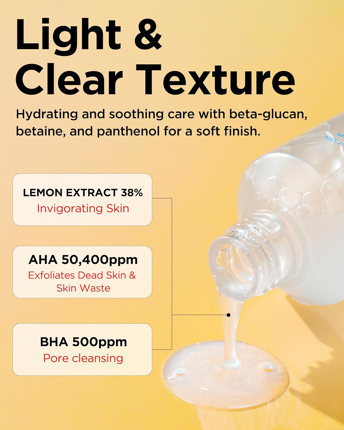 TOCOBO – AHA/BHA Lemon Toner