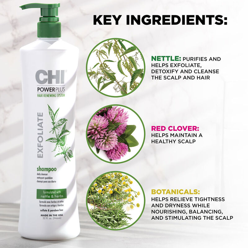 CHI – Power Plus Shampoo 355 ml