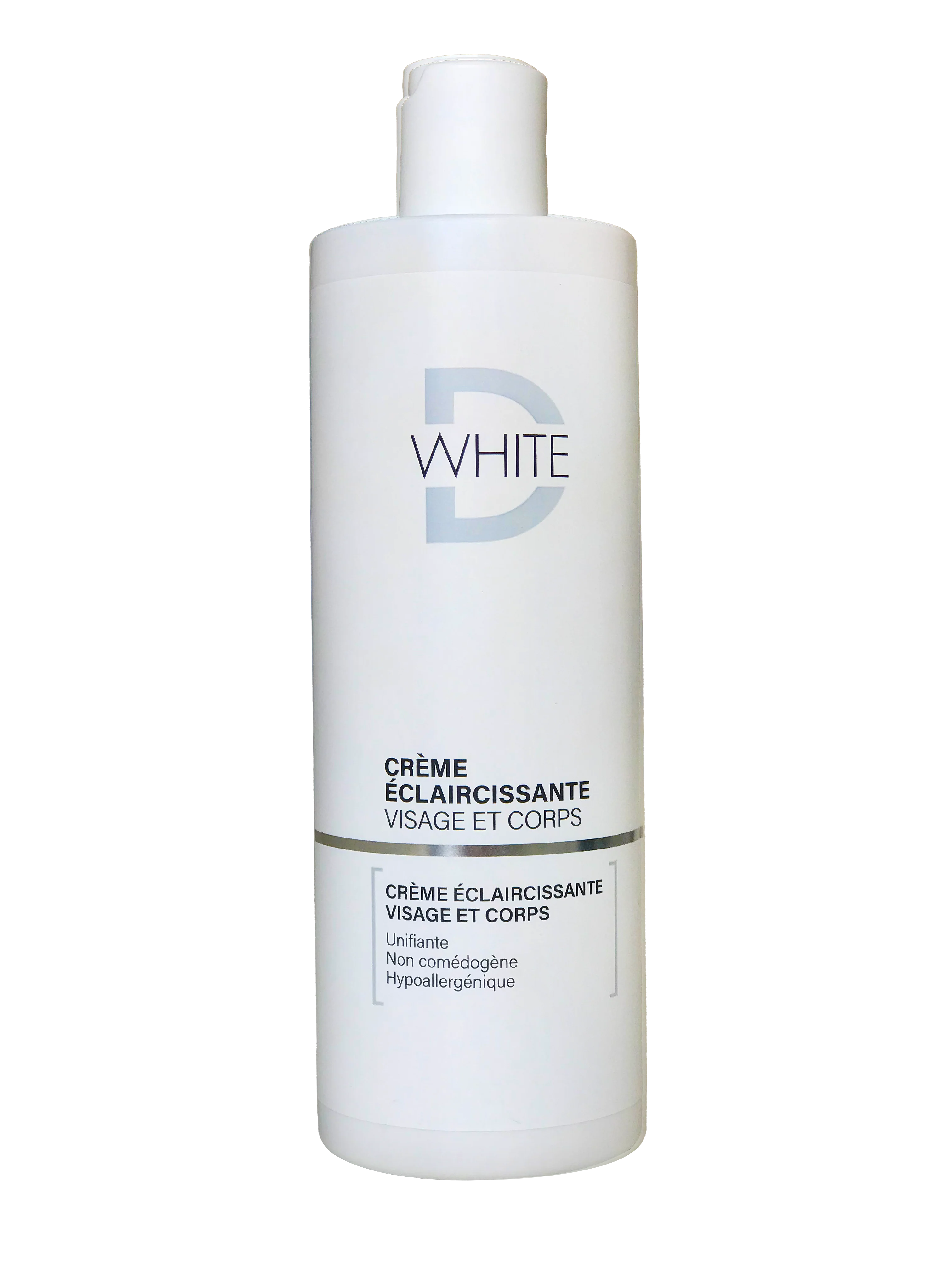 DWHITE CRÈME ECLAIRCISSANTE VISAGE ET CORPS 400 ML