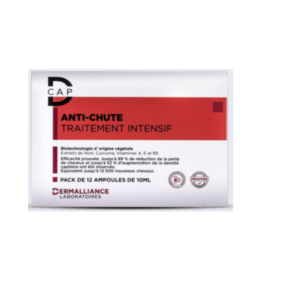 DCAP AMPOULES TRAITEMENT INTENSIF ANTI-CHUTE 12 X 10 ML
