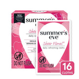 Summer's Eve Sheer Floral Cleansing Cloths 16u