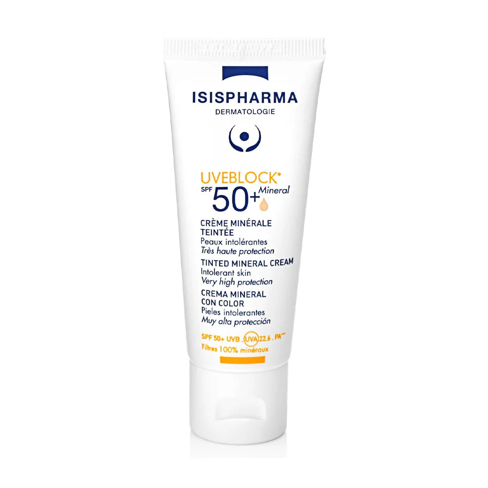 ISISPHARMA UVEBLOCK CREME MINERALE TEINTE 50+ 40ML