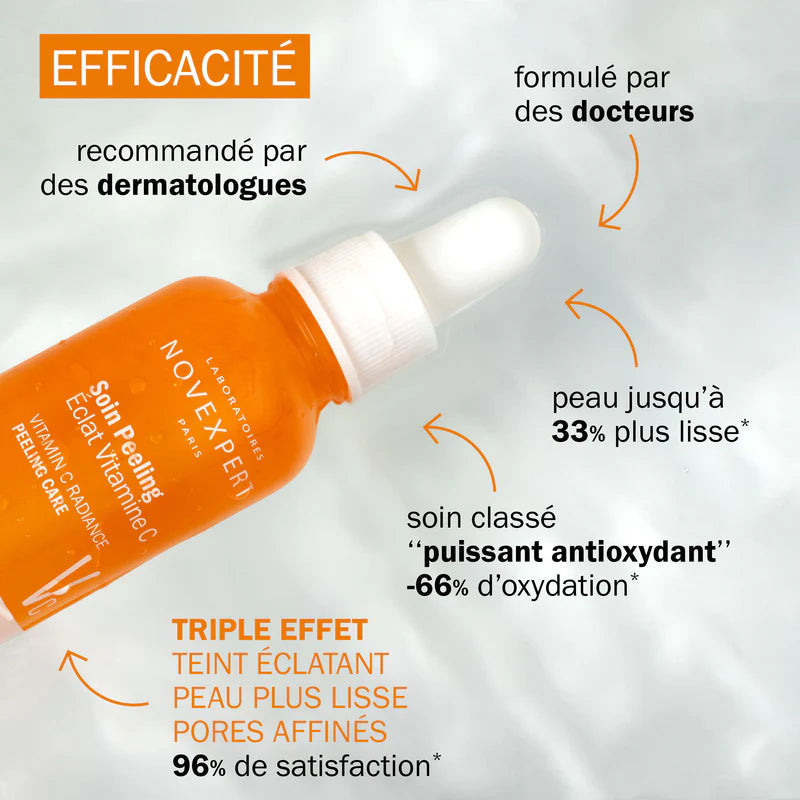 Novexpert Soin Peeling Éclat Vitamine C 30ml