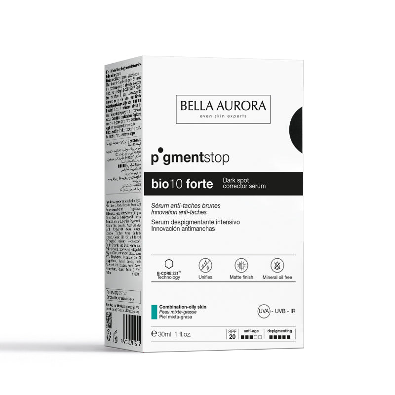 BELLA AURORA BIO 10 FORTE PIGMENT PEAU MIXTE A GRASSE 30ML