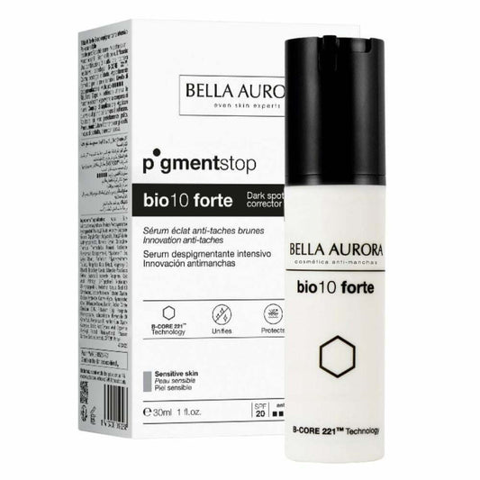 Bella Aurora Bio10 Forte Pigment Stop Sérum Anti-Taches Brunes Peaux Sensibles – 30ml