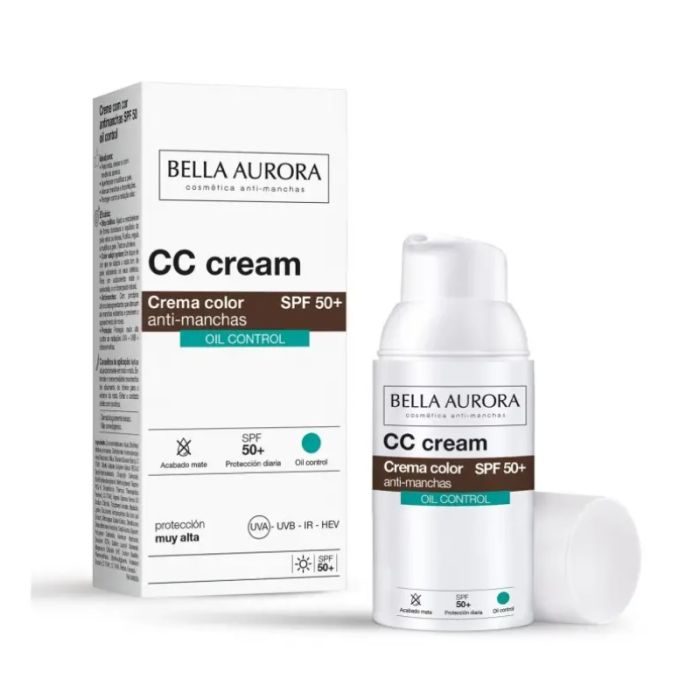 Bella Aurora CC Cream Anti-Taches SPF 50 Oil-Free 30ml