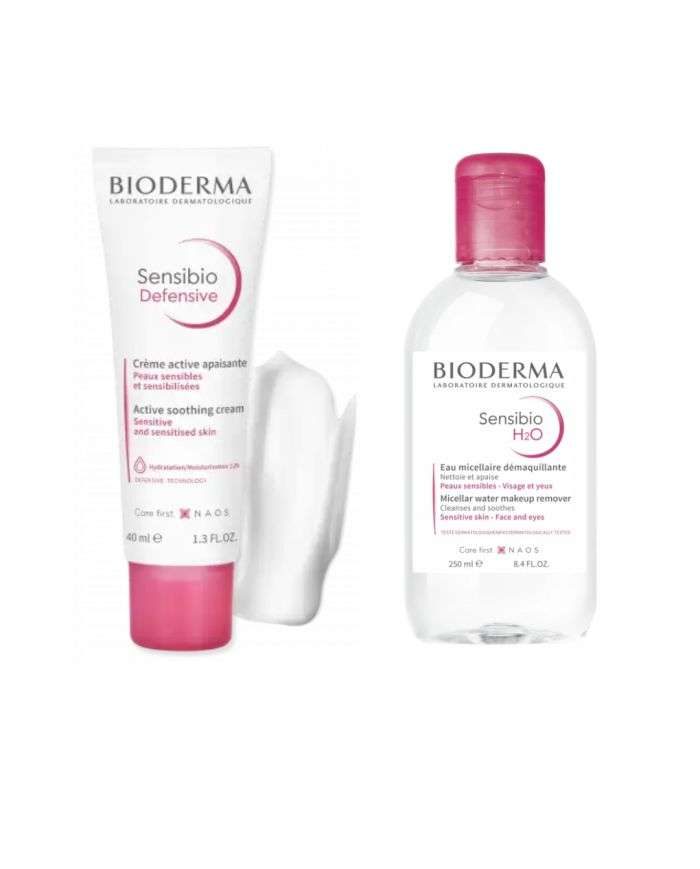 Bioderma Coffret Sensibio Defensive + Sensibio H2O 250ml