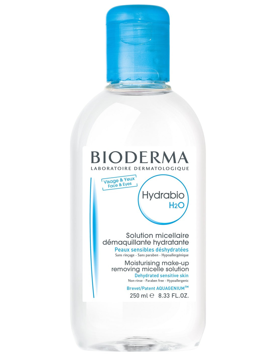 BIODERMA HYDRABIO H2O SOLUTION MICELLAIRE 250ML