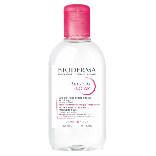 BIODERMA SENSIBIO H2O AR EAU MICELLAIRE DEMAQUILLANTE ANTI-ROUGEURS 250ML