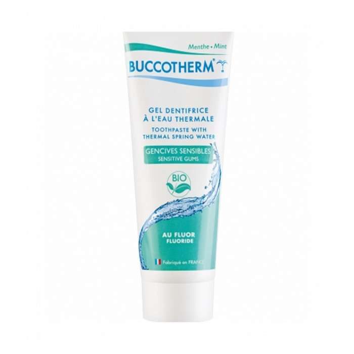 BUCCOTHERM GENCIVES SENSIBLES BIO 75 ML GOUT MENTHE ( AVEC FLUOR)