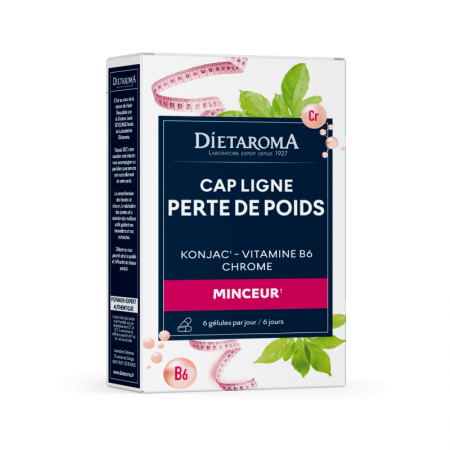 Dietaroma Capligne Konjac & Chrome – 40 gélules