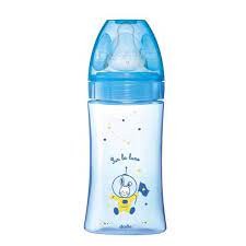 DODIE BIB INI+ 270ML BLEU COSMONAUTE 0-6 M TET RONDE 3 VIT D2