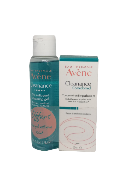 Avene Cleanance Comedomed Concentré Anti Imperfections 30ml = Cleanance Gel Nettoyant Format de voyage OFFERT