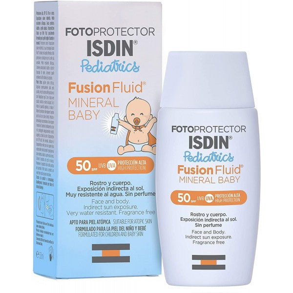 ISDIN FOTOPROTECTOR PEDIATRICS FUSION FLUID MINERAL BABY SPF 50+ – 50 ML