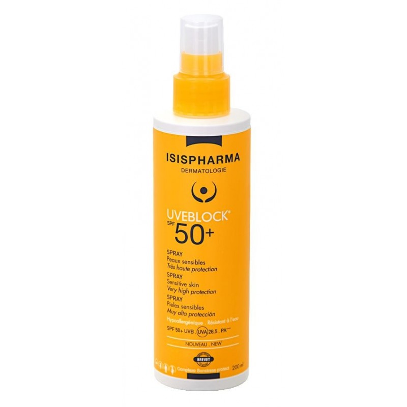 ISISPHARMA UVEBLOCK SPRAY SPF 50+ – 200ML