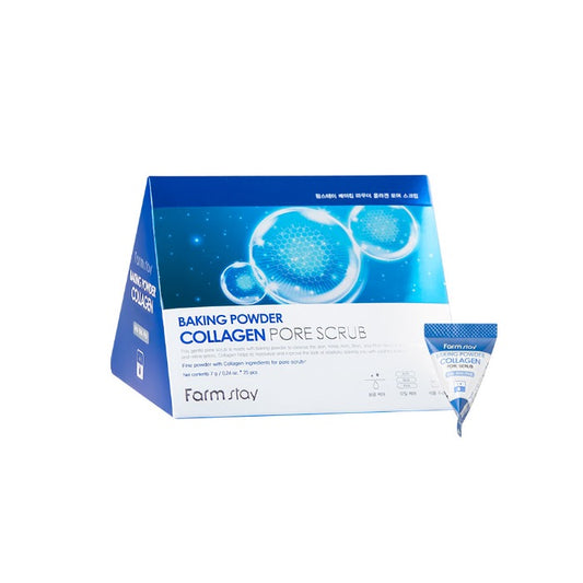 Farmstay Baking Powder Collagen Pore Scrub 7 g × 25