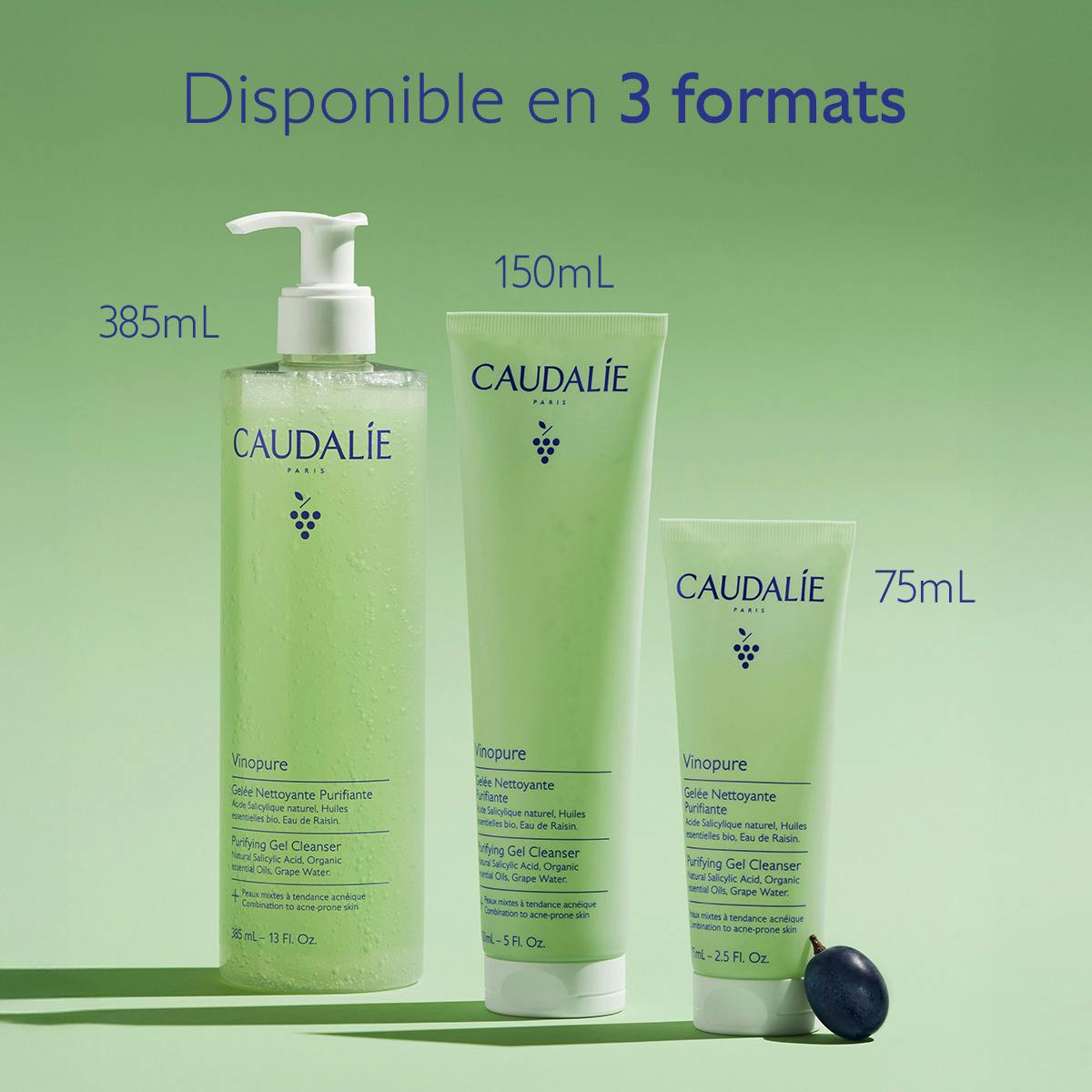 Caudalie Vinopure Gelée Nettoyante Purifiante 75 ml