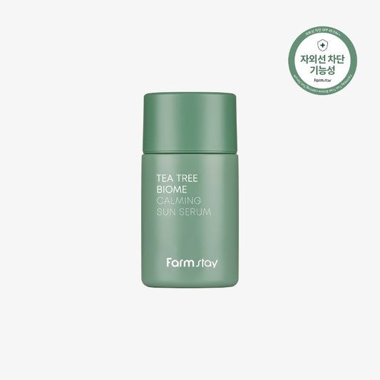 Farmstay Tea Tree Biome Calming Sun Serum SPF 45 PA++ – 50 ml