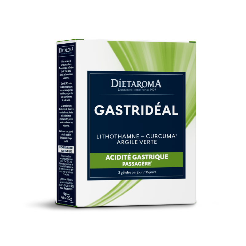DIETAROMA Gastrideal – Confort Gastrique – 45 gélules
