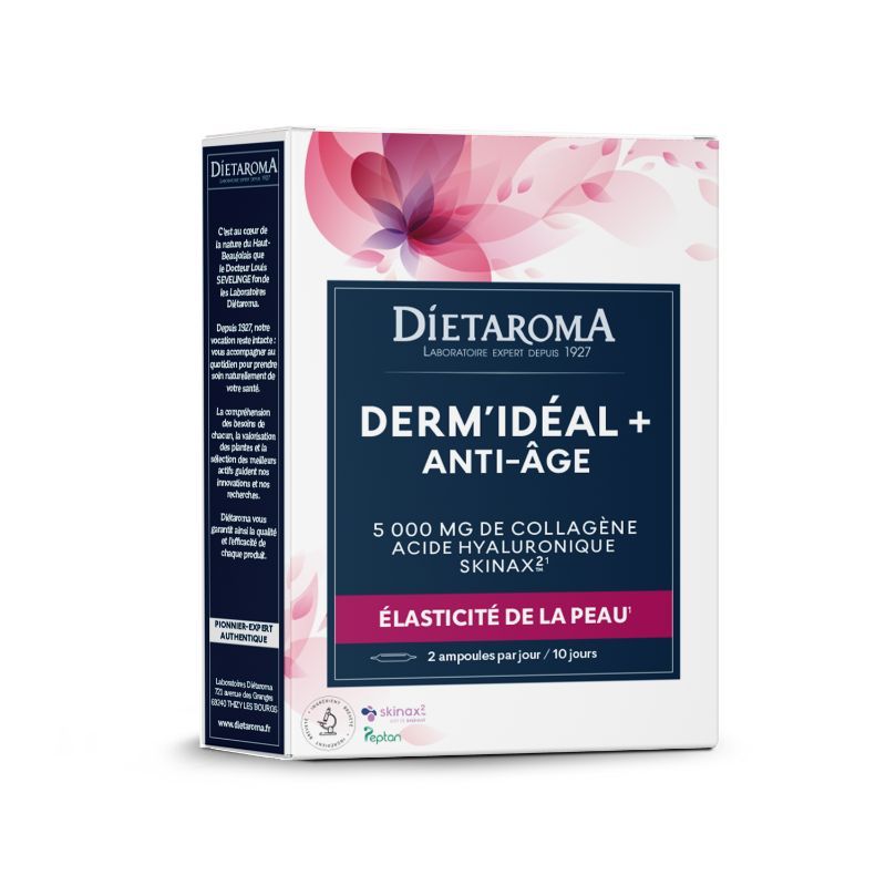 Dietaroma Derm’Idéal+ Anti-Âge Collagène 5000 mg – 20 ampoules