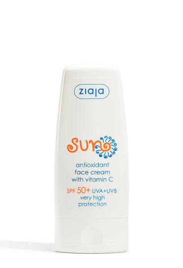 ZIAJA Sun Crème Solaire Antioxydante SPF 50+ – 50 ml