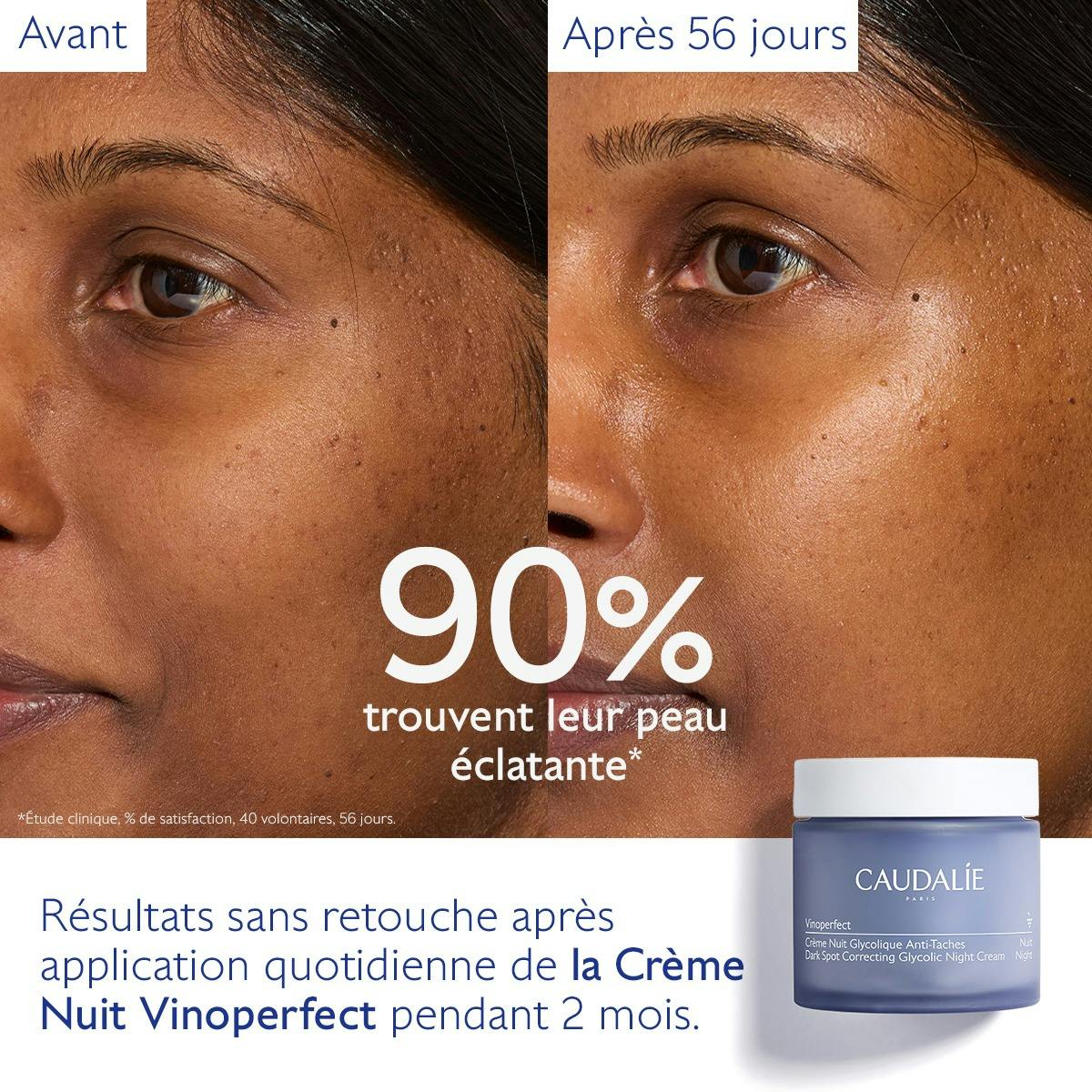 Caudalie Vinoperfect Crème Nuit Glycolique Anti-Taches 50ml