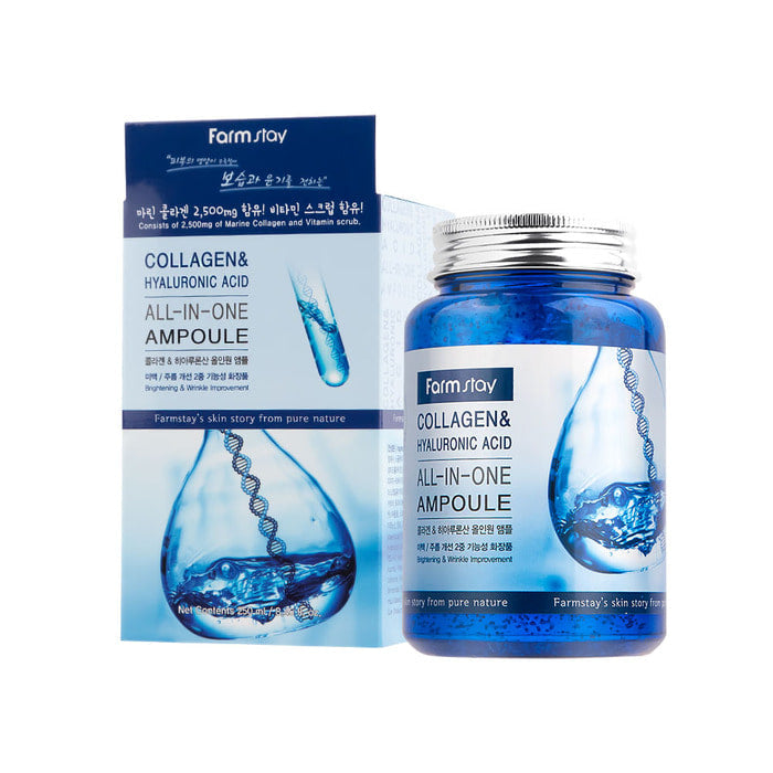 Farmstay Collagen & Hyaluronic Acid All-in-One Ampoule 250 ml
