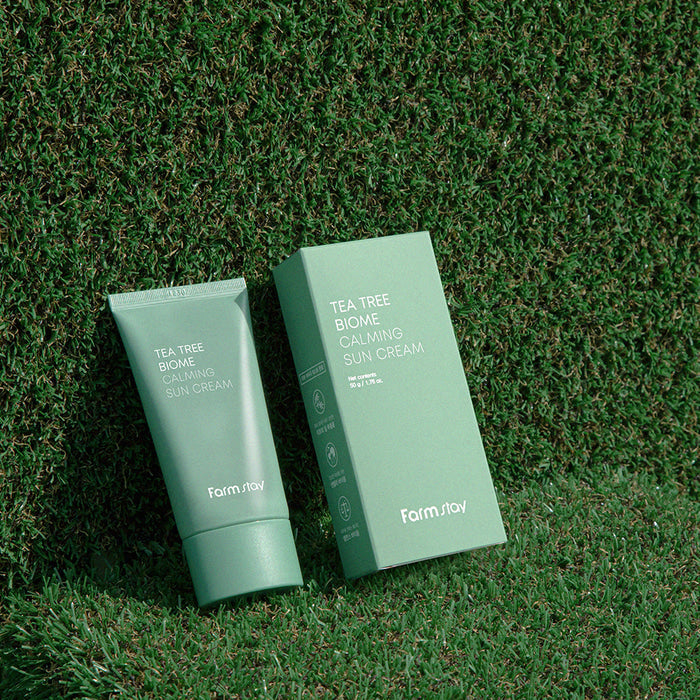Farmstay Tea Tree Biome Calming Sun Cream SPF50+ / PA++++ – 50 g