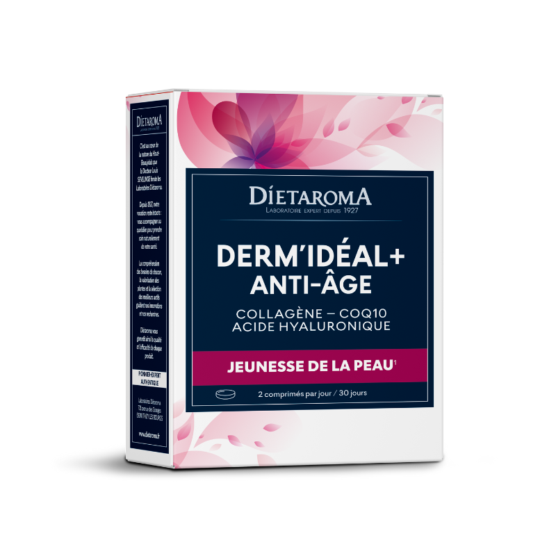 Dietaroma DermIdéal + Anti-Âge Collagène Q10 – 60 comprimés