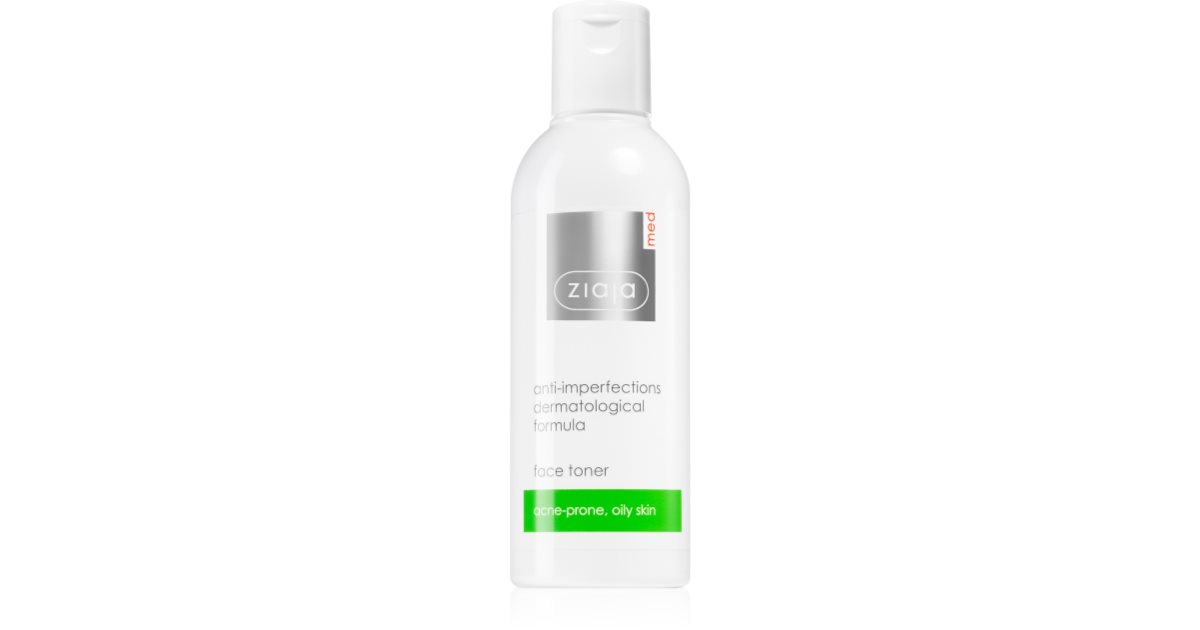 Ziaja Med Anti‑Acné – Crème 50 ml + Toner 200 ml Offert