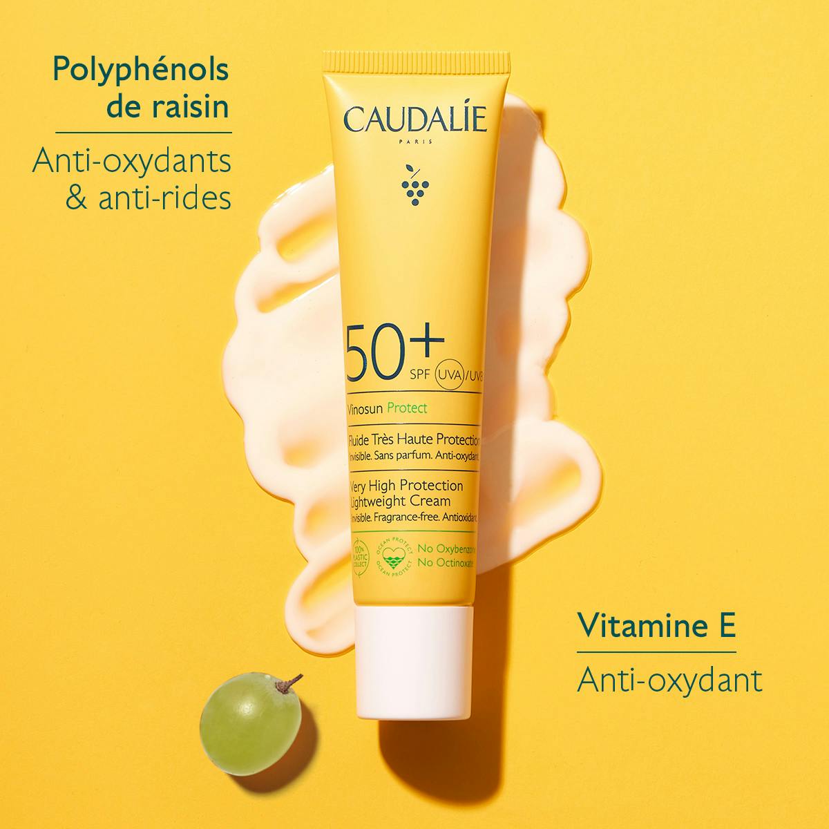 Caudalie Vinosun Protect – Fluide Très Haute Protection SPF 50+