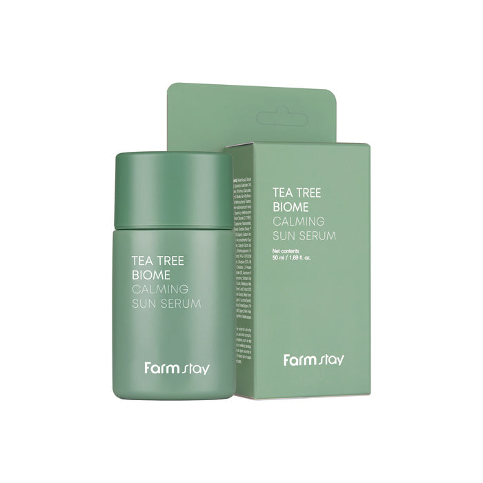 Farmstay Tea Tree Biome Calming Sun Serum SPF 45 PA++ – 50 ml